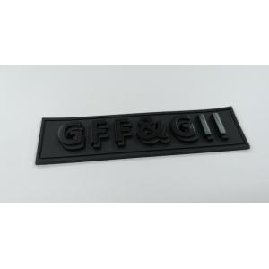 PVC Silicone Rubber Labels , 3D Heat Transfer Badge Customized