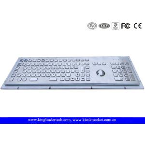 Wholesale Rugged Metal Industrial Keyboard With Trackball 103 Function Keys And Number Keypad from china suppliers