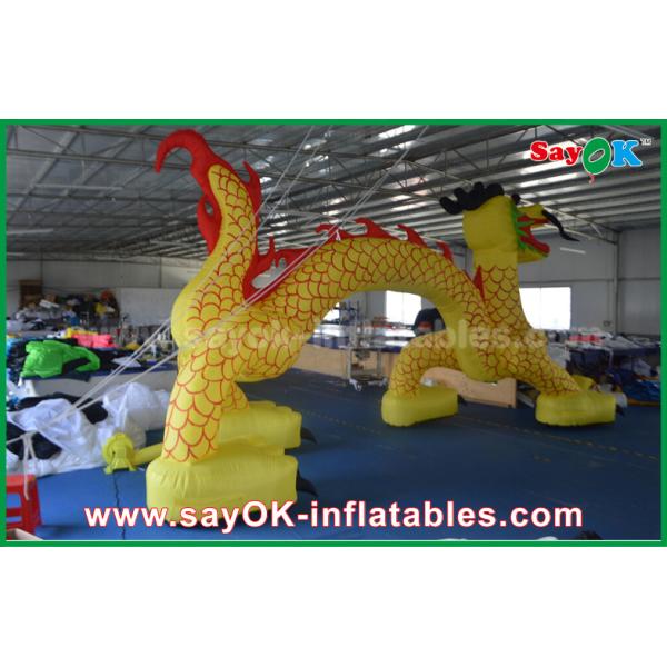 Wedding Arch Decorations 7 X 4M Inflatable Entrance Arch / Inflatable Finish