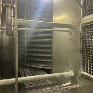 Continuous Quick Freezing Equipment 1000kg/h Customized Size