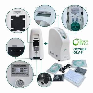 Wholesale OLV-5 medical use CE ISO 93% 5l high purity oxygen concentrator from china suppliers