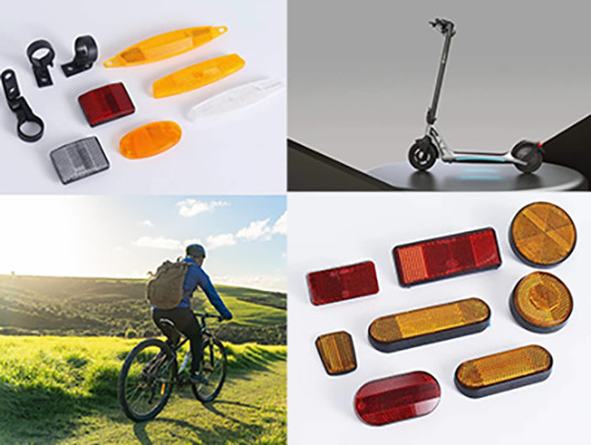 Custom Motorcycle Reflex Reflectors