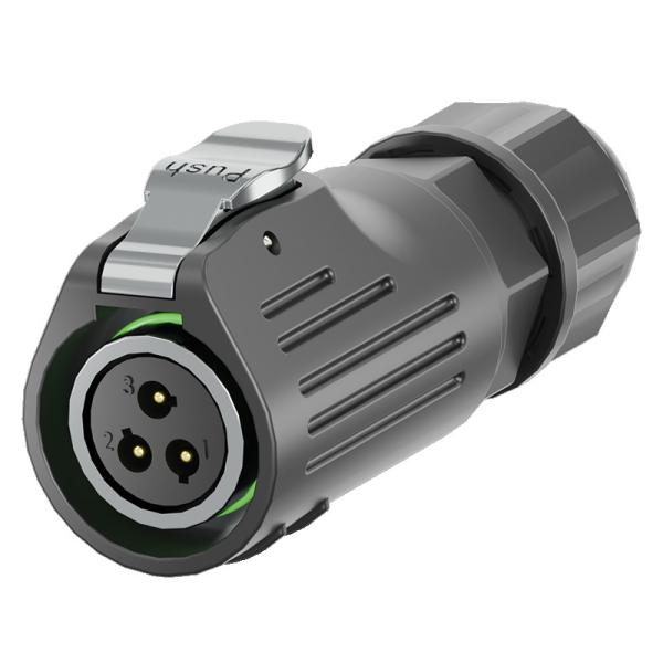 M20 Waterproof Cable Connector 250V Operating Voltage Overmolded Cable