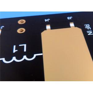 Wholesale Double-Sided F4BTMS220 RF PCB Board with 0.127mm Thick Core and UL-94 V0 Flame Retardancy from china suppliers