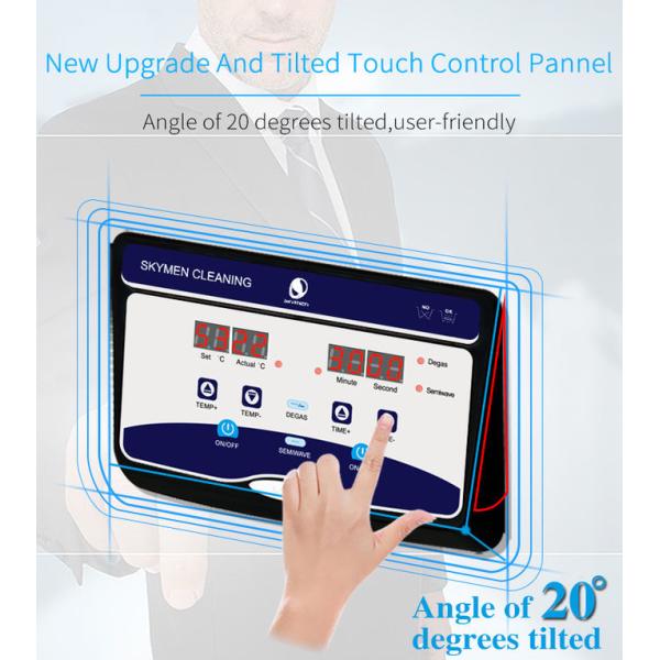 Quality SUS304 Heated Ultrasonic Cleaner 38L Removing Rust With Heating Function for sale