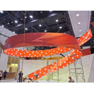 P3 Shopping Malls Flexible LED Screen Display Cylindrical Torus