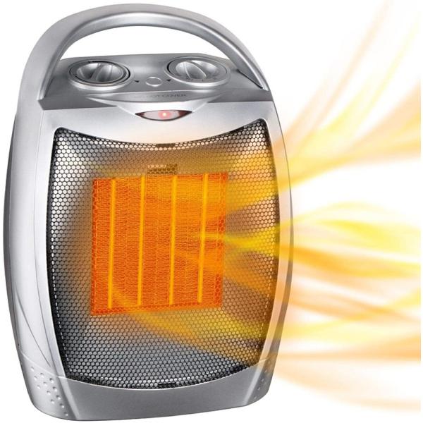 PTC Ceramic Heating Element Household Vertical Electric Heater for Office Desktop