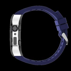 Apple Watch Carbon Fiber Case Series 4, 5, 6, 7 & SE 45 44mm Protective Cover