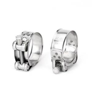 Galvanized Iron Single Bolt Heavy Duty Pipe Clip Single Bolt Hose Clamp