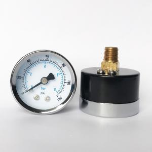 8 Bar 40mm Utility Pressure Gauge 120 Psi General Manometer Copper Alloy