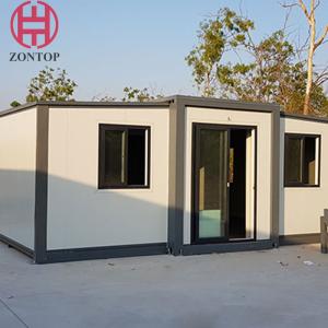 Zontop China 2 Bedrooms 20 Ft 40 Ft Portable Prefab Folding Expandable Container