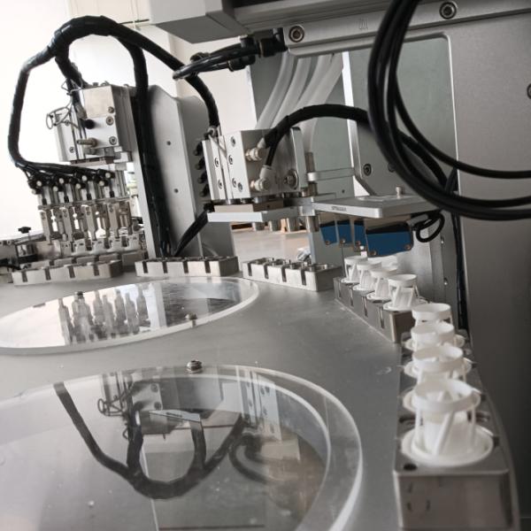 High Speed Desiccant Cap Assembly Machine with High Qualified Rate and Separate