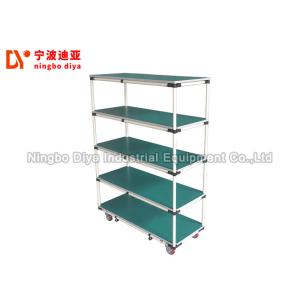 Industrial Lean Trolley , Multi Layer Turnover Pipe Rack Joint System