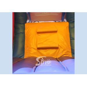 Kids Pink Princess Carriage Inflatable Bouncy Castle Slide With Lead Free