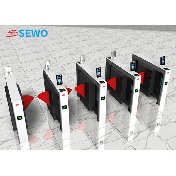 Face Recognition Flap Barrier Turnstile Pedestrian Entrance Gate Security Systems System