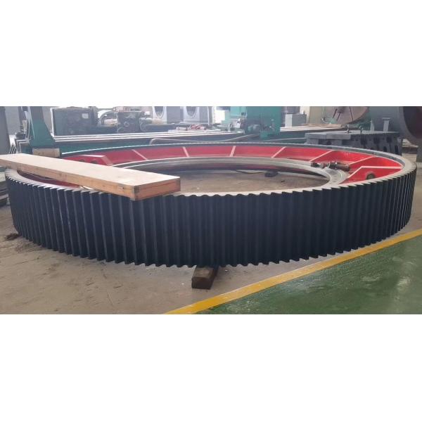 Casting Steel 10 Module ASTM Ball Mill Girth Gear and rotary kiln girth gear