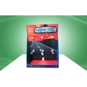 Custom Comodity Promotional Cardboard Countertop Display With Plastic Hook