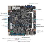 Dual LAN 4 COM Industrial Mini PC With Intel Celeron N2840 Processor And DDR3L