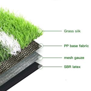 50mm Pile Height Artificial Grass with Easy Installation Soft Touch and High