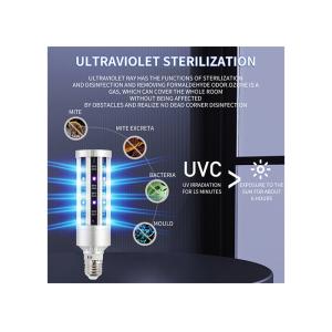 360 Omnidirectional Remote Control LED UVC Sterilization Lamp