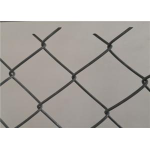 Silver Chain Link Fence Fabric 50x50mm Weave Hot Galvanized Steel Wire For
