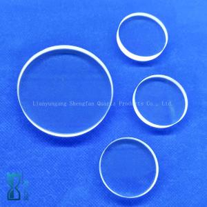 Customized Circular Quartz Plate Transparent Glass Sheet High Temperature