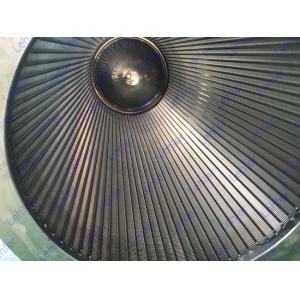 Stainless Steel Resin Trap Filter For Chemical Industries Profile Wire 1.0*2.0mm