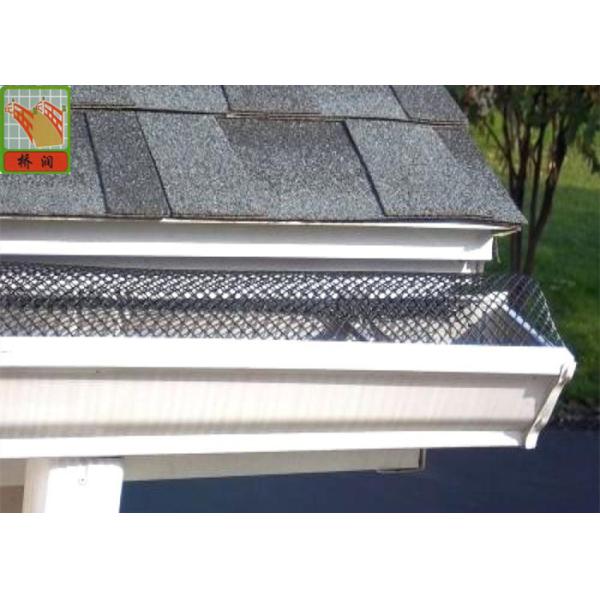 Precision Plastic Construction Netting / Plastic Gutter Screens Leaf Moss Guard