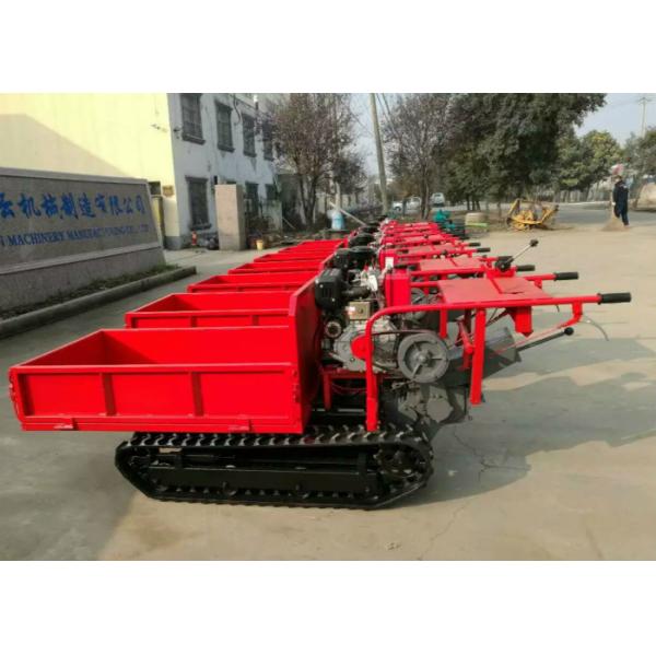 1MT Loading Capacity Crawler Mini Crawler Electric Start Rubber Tracked