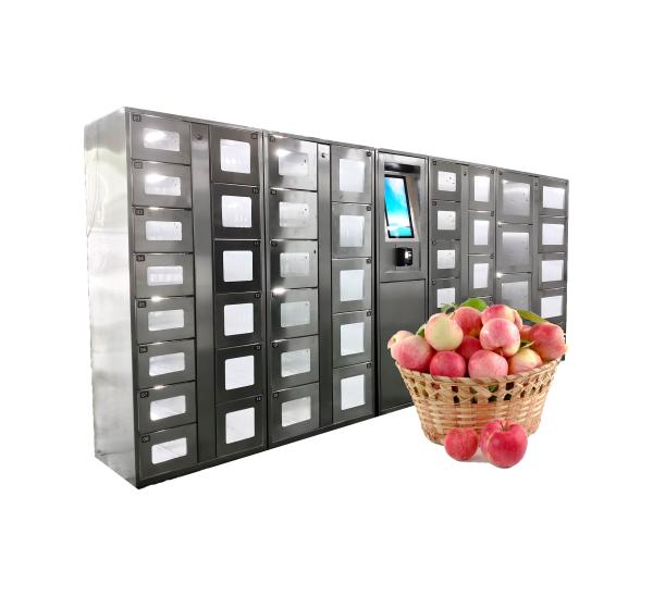 Quality Smart Electronic Api Pick Up Vending Locker Vegetable Self Checkout Multi Languages UI for sale