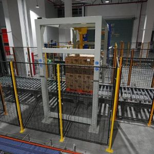 China Automatic Gantry Stacker Can Double Channel Palletizer on sale