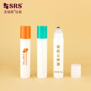 Wholesale RPP-20ML Glossy Matte Finished In Mold Economical Injection Custom Color PP PCR Eco-friendly Rolll-On Design Leak Proof Bottle from china suppliers