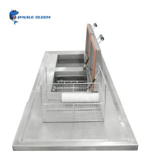 Wholesale 45L Industrial Ultrasonic Cleaner Adjustable Heater With Two SUS304 Tanks from china suppliers
