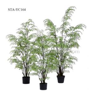 Buy cheap Green Foliages Artificial Hanging Ferns Fire Retardant 180CM 130CM 100CM from wholesalers