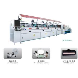 Modular Combined Structure Automatic Screen Printer Servo Driven UV Curing