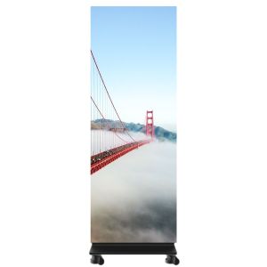China P1.56 LED Poster Display Moveable With Wheels 1x5 For Training Institutions on sale
