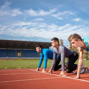 Abrasion Resistance Self Knot Pattern Jogging Track Material Fadeless