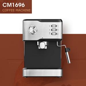 CM-1696 Stainless Steel Coffee Machine Automatic Espresso Maker 950W