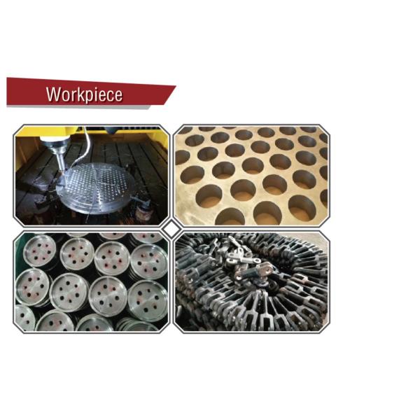 CNC Steel Drilling Machine , Flange Drilling Machine With Linear Rolling Guide