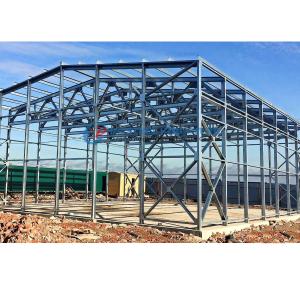 Wholesale Galvanized Steel Structure Warehouse Customized Earthquake Resistant from china suppliers