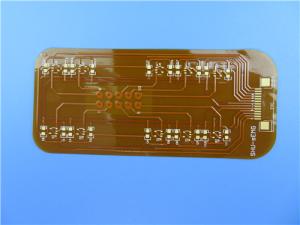 Double Sided Flexible Printed Circuit (FPC) Built on 2oz Polyimide With Gold Plated for Analog Controller