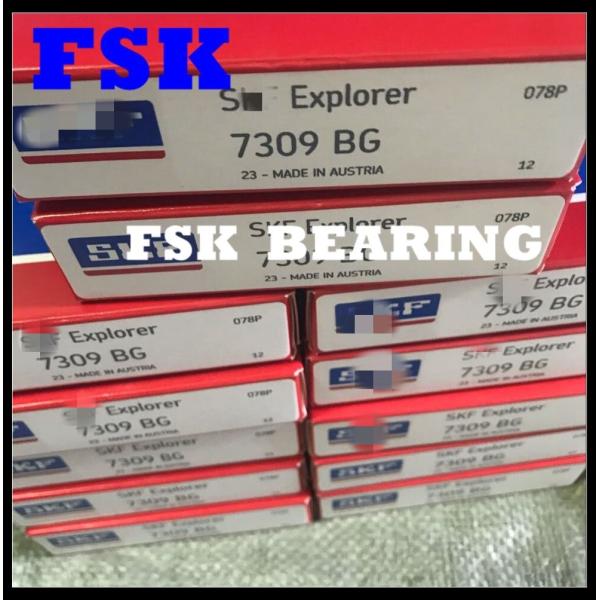 High Speed 7309 BG Angular Contact Ball Bearing for Air Compressor / Machine