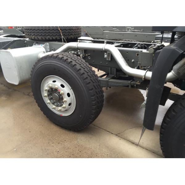 Green Color Chassis 371HP Tipper Dump Truck 12 Wheels LHD 60 - 70 Tons 28CBM