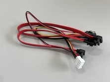 Right Angle SATA Data & Power Cable Connector Harness – PCB Header to Dual