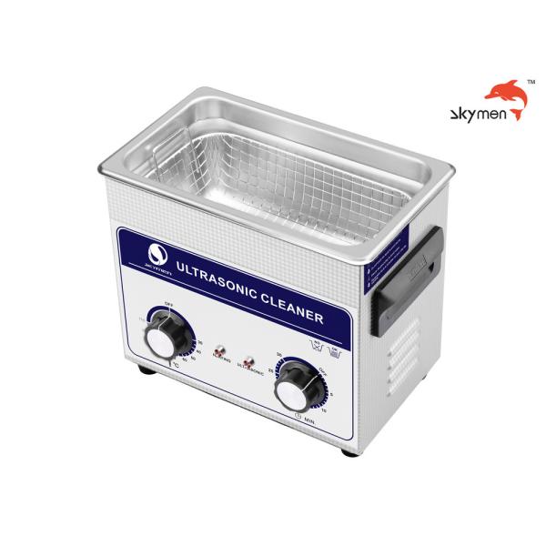 JP-020 Medical Ultrasonic Cleaner , 120W Ultrasonic Parts Washer 3.2L Mechanical Knob