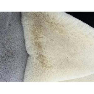 Knitted Type Tricot 100% Polyester Very Soft Big Weight 20-25mm Rabbit Fur