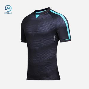 Custom Sublimation Print Football Jersey Jacquard Fabric Polyester Football