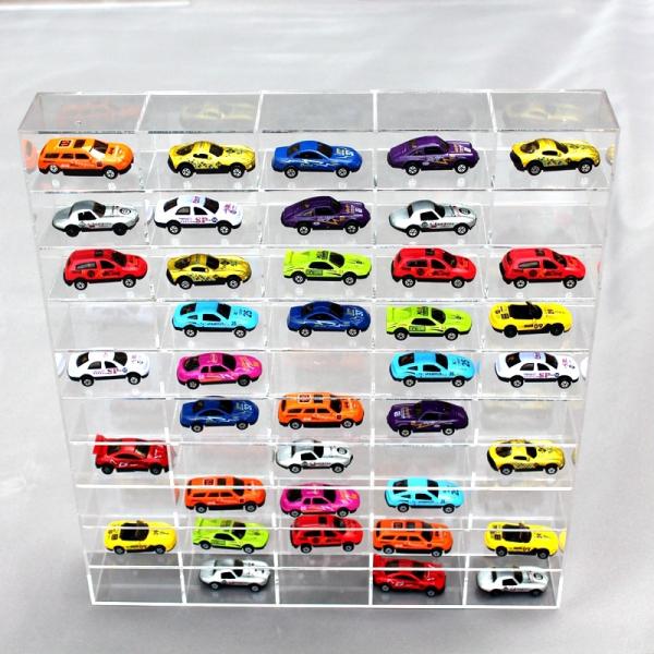 Clear Small Lock Acrylic Showcase Box Wall Mount Hanging Car Model Bakery