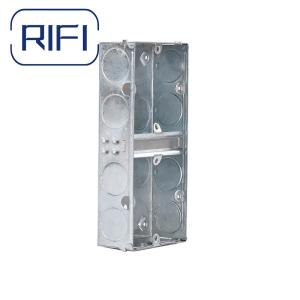 Durable GI Conduit Fittings Gi Switch Box 72mm *72 Mm*47 Mm Versatile For Indoor