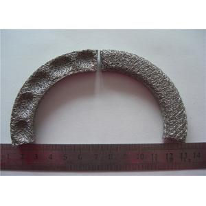 Silencers Compressed Knitted wire Mesh 5mm - 25mm 90% Filter For Car Industrial